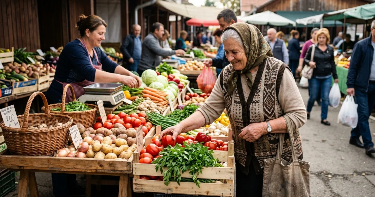 Piețele românești: arta de a alege ingredientele de acasă
